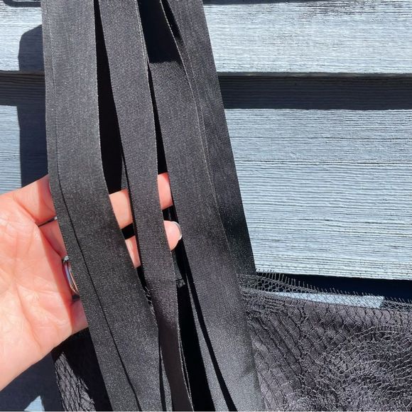 Stella McCartney black fringe dress size 42 6 - Picture 4 of 16